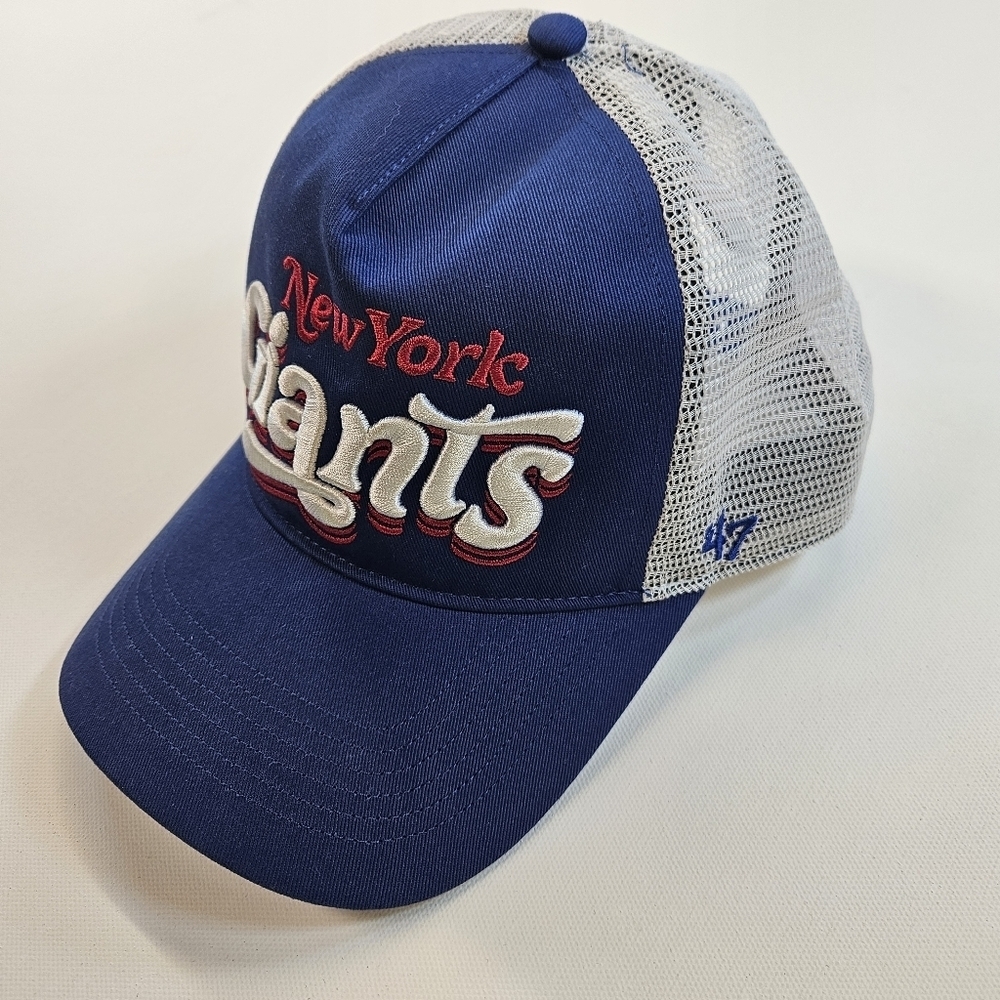 New York Giants NFL Hat Cap 47 Brand NY Football Womens Trucker Snap Back